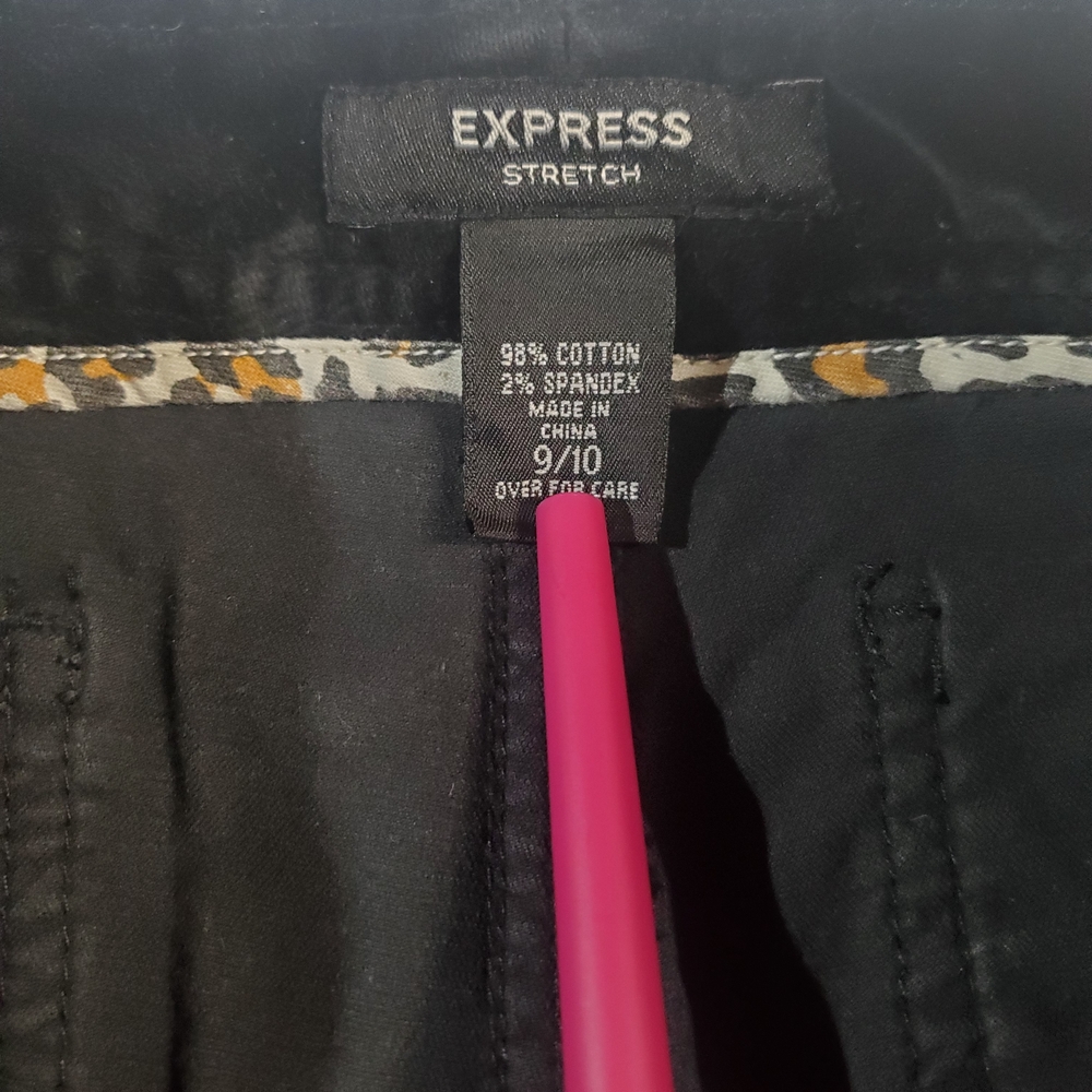 Velvet Like Express Midnight Black Flare Pants - Picture 10 of 13
